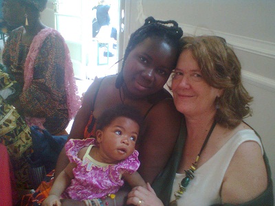 Marta e Peace, mamma nigeriana